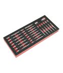 Sealey Premier TBT60 TRX-Star*, Hex & Spline Bit Set with Tool Tray 44pc product image