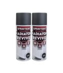 Spraytekk STMBRPX2 400ml Matt Black Radiator Paint Box of 18 Twin Packs