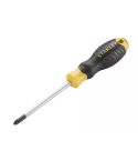 Stanley STA016163S Cushion Grip Pozidriv Screwdriver PZ2 x 100mm