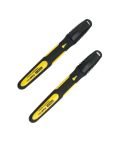 Stanley STA047314 Black Chisel Tip Permanent Markers Pack of 2
