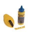 Stanley STA047443 Chalk Line 30m Blue Chalk and Level