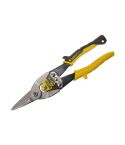 Stanley STA214563 Yellow Aviation Snips Straight Cut 250mm