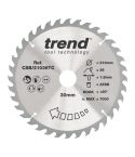 Trend CSB/21036TC Wood Cordless ATBR Circular Saw Blade 210mm x 30mm x 36T
