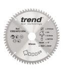 Trend CSB/AP21664 Aluminium & Plastic Circular Saw Blade 216mm x 30mm x 64T