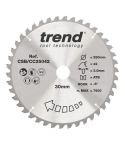 Trend CSB/CC25042 Wood Mitre Saw Blade 250mm x 30mm x 42T