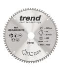 Trend CSB/CC25072 Wood Mitre Saw Blade 250mm x 30mm x 72T