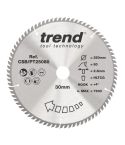Trend CSB/PT25080 Laminate HPL Circular Saw Blade 250mm x 30mm x 80T