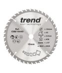 Trend Wood Circular Saw Blade 184mm x 16mm x 40T CSB/18440