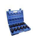 US PRO 7543 1/2 inch drive 12 point deep impact socket set 25 to 36mm