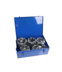 US PRO 7544 1 inch drive jumbo impact socket set supplied in storage case