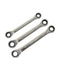 US Pro 3469 Professional 6 Piece Metric Double Ring Gear Ratchet Wrench Set