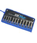 US Pro 3476 Professional 12 Piece Flexi Stubby Gear Ratchet Combination Wrench Set