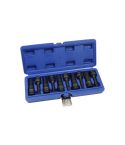 US PRO 3637 10pc 1/2" Drive Impact Hex Bit Socket Set 78mm