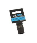 US PRO 3816 14mm Impact Socket 1/2 Inch Drive 6 Point Euro Style Box of 10
