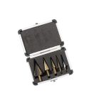 US PRO 7136 5pc HSS-G+ step drill set 4mm to 35mm in case