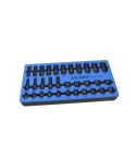 US PRO 7595 32pc 3/8 Inch Drive Deep and Shallow Impact Socket Set
