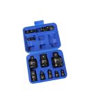 US PRO 1696 impact socket adaptors and universal joints arranged in storage case