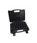 US PRO Industrial 7564 15pc 3/8 Inch Drive Swivel Impact Socket Set