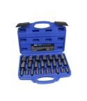 US PRO 7634 25 piece screw extractor set supplied in storage case
