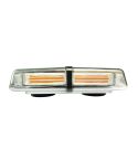 US-SNAP MAC 12" Magnetic Amber LED Mini Lightbar US2004